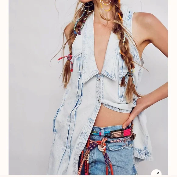 Free People Katie Denim Dress Free People Katie Denim Dress
